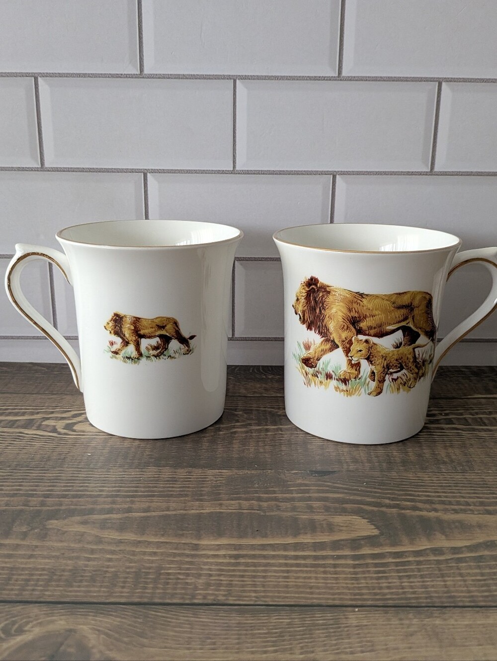 2 vintage Rosina Wachtmeister Bone China Collectible mugs